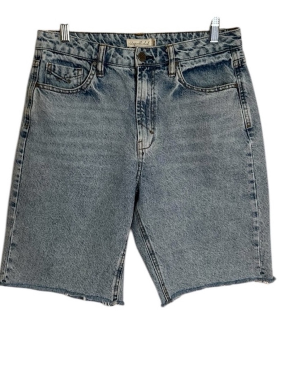 Unpublished Womens Denim Shorts - Light Blue Wash. Size 28